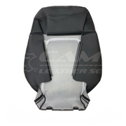 LEATHER TRIM FOR HOLDEN FRONT SEAT BACK REST VE SS SSV ONYX BLACK LH OR RH