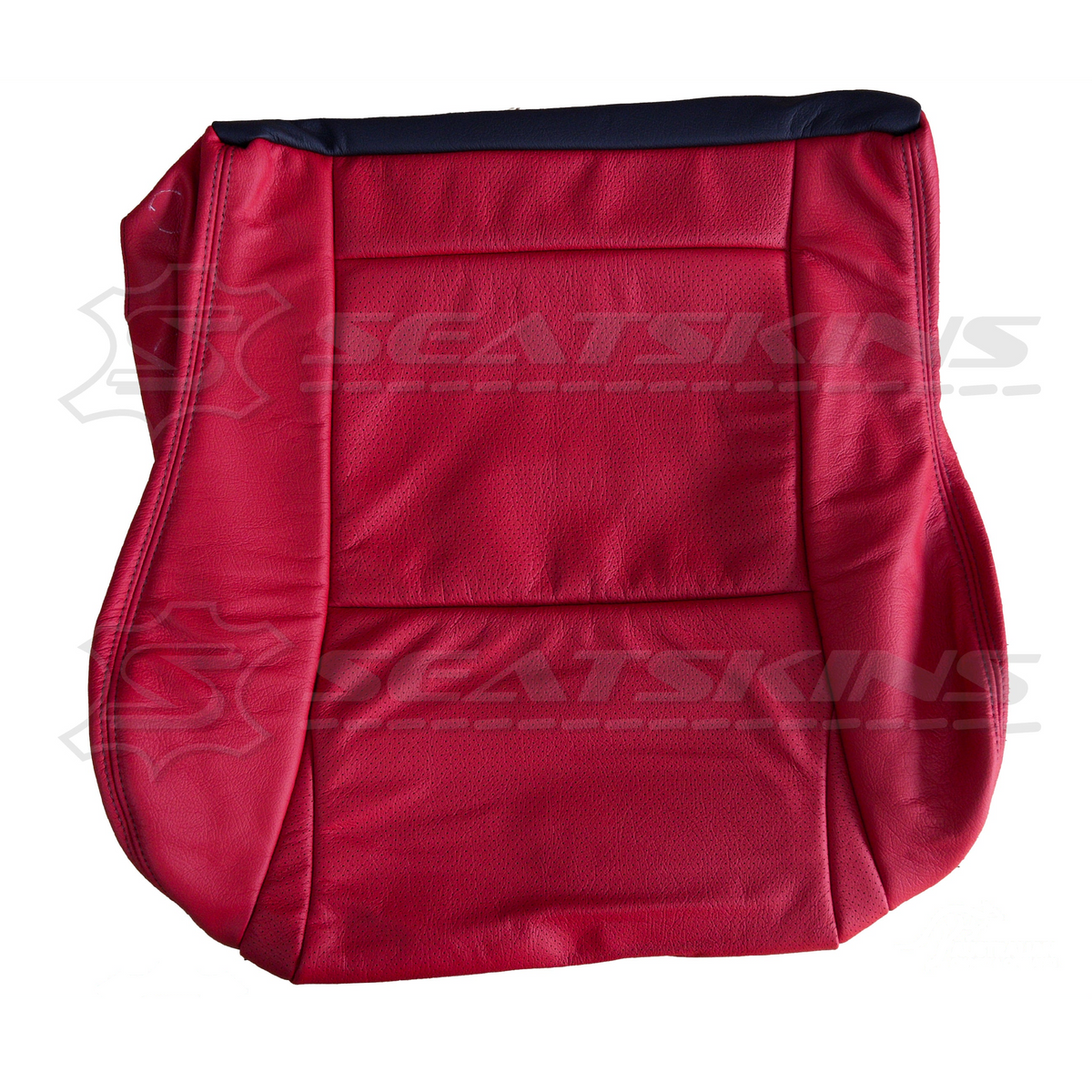 LEATHER SEATS TRIM KIT SKINS FOR HOLDEN VX MONARO 2 SEATS ONLY RED HOT