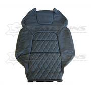 LEATHER SEATS TRIM KIT FOR HSV VE GTS FRONT 2 SEATS BLACK NAPPA LEATHER W/DIAMONDS