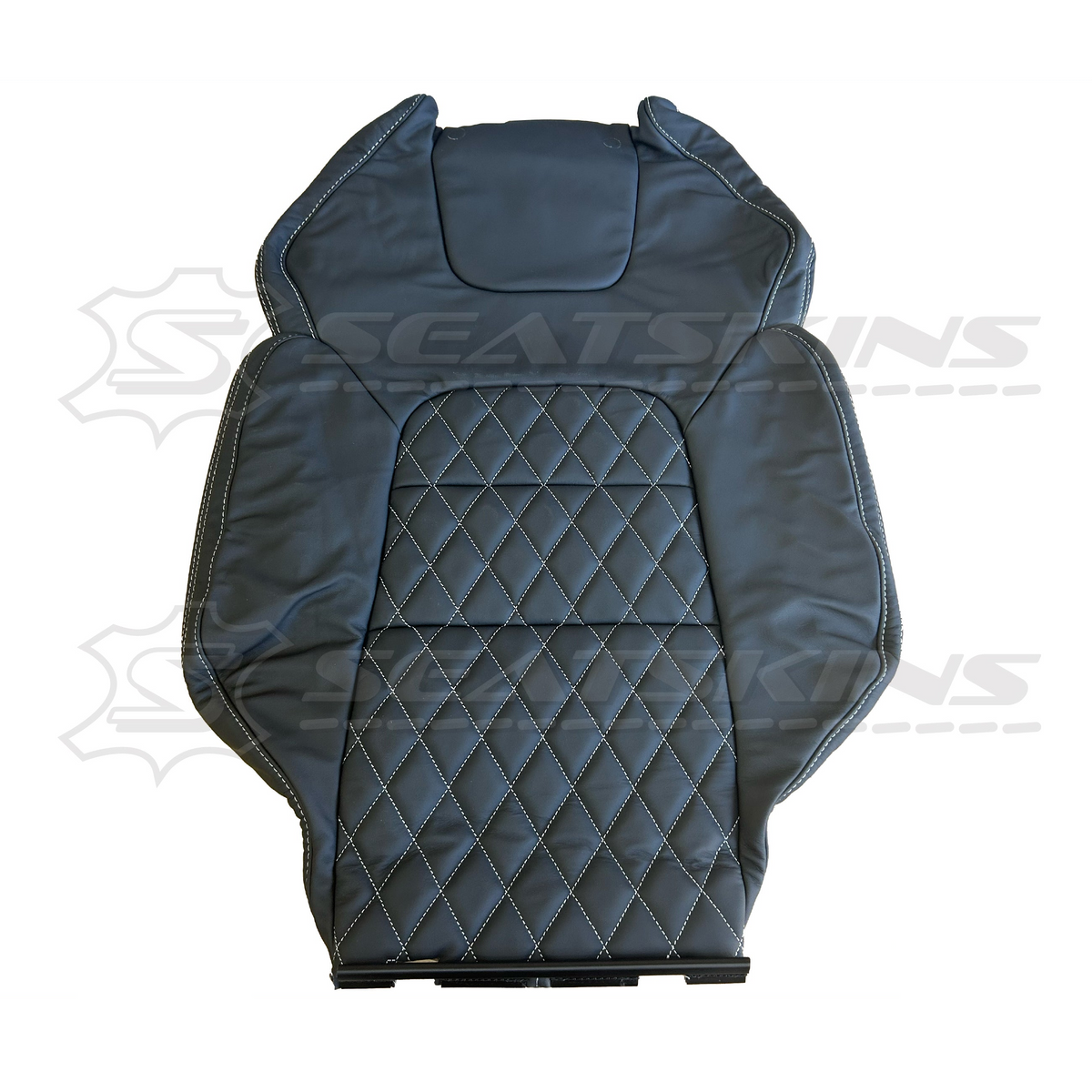 LEATHER SEATS TRIM KIT FOR HSV VE GTS FRONT 2 SEATS BLACK NAPPA LEATHER W/DIAMONDS