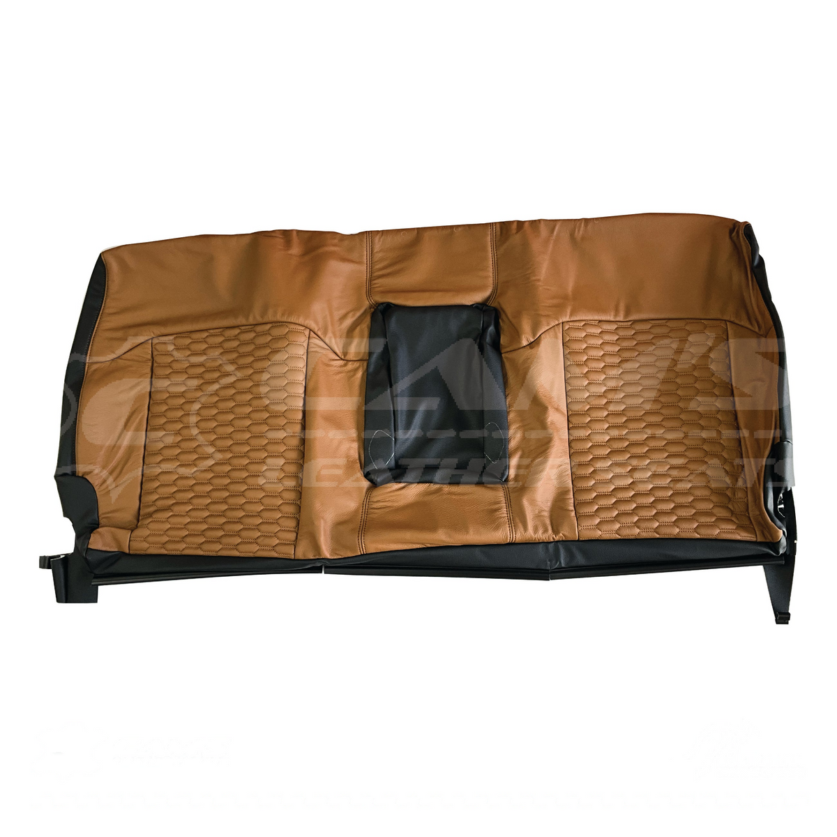 LEATHER SEATS TRIM KIT FOR FORD RANGER XLT 2023 FRONT & REAR SEATS TAN/BLACK