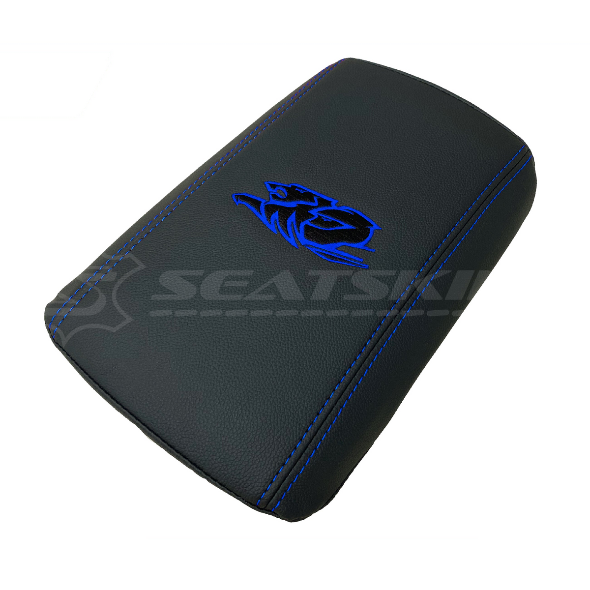CONSOLE COVER ARM REST CUSTOM TO FIT HOLDEN VE VF LOW SHAPE HRT LOGO CHOOSE COLOUR