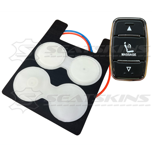 Seat massage & lumbar support system universal 12v for 2 seats