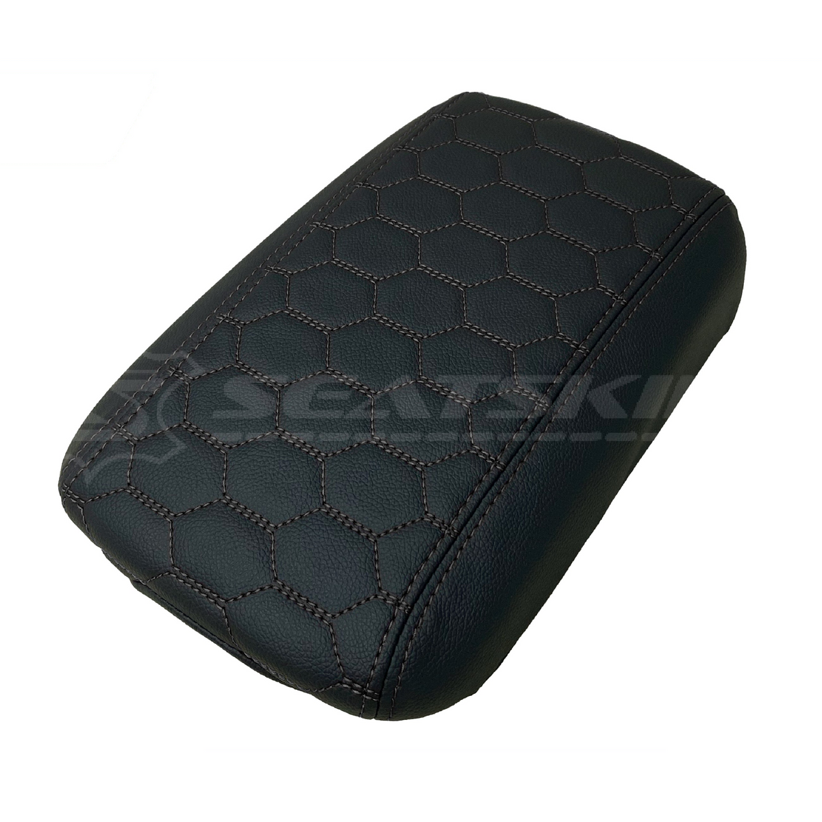 CONSOLE COVER ARM REST CUSTOM TO FIT HOLDEN VE VF MID HEXAGON STITCH CHOOSE COLOUR