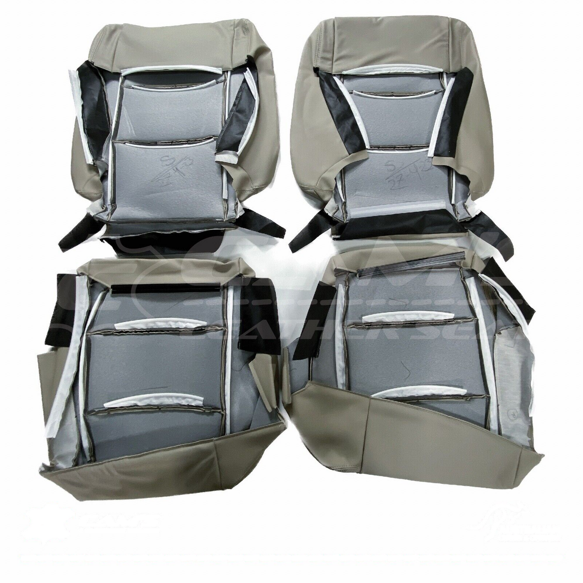 LEATHER SEATS TRIM KIT FOR TOYOTA LANDCRUISER LC100 SAHARA 5 SEATS GREY OR BIEGE