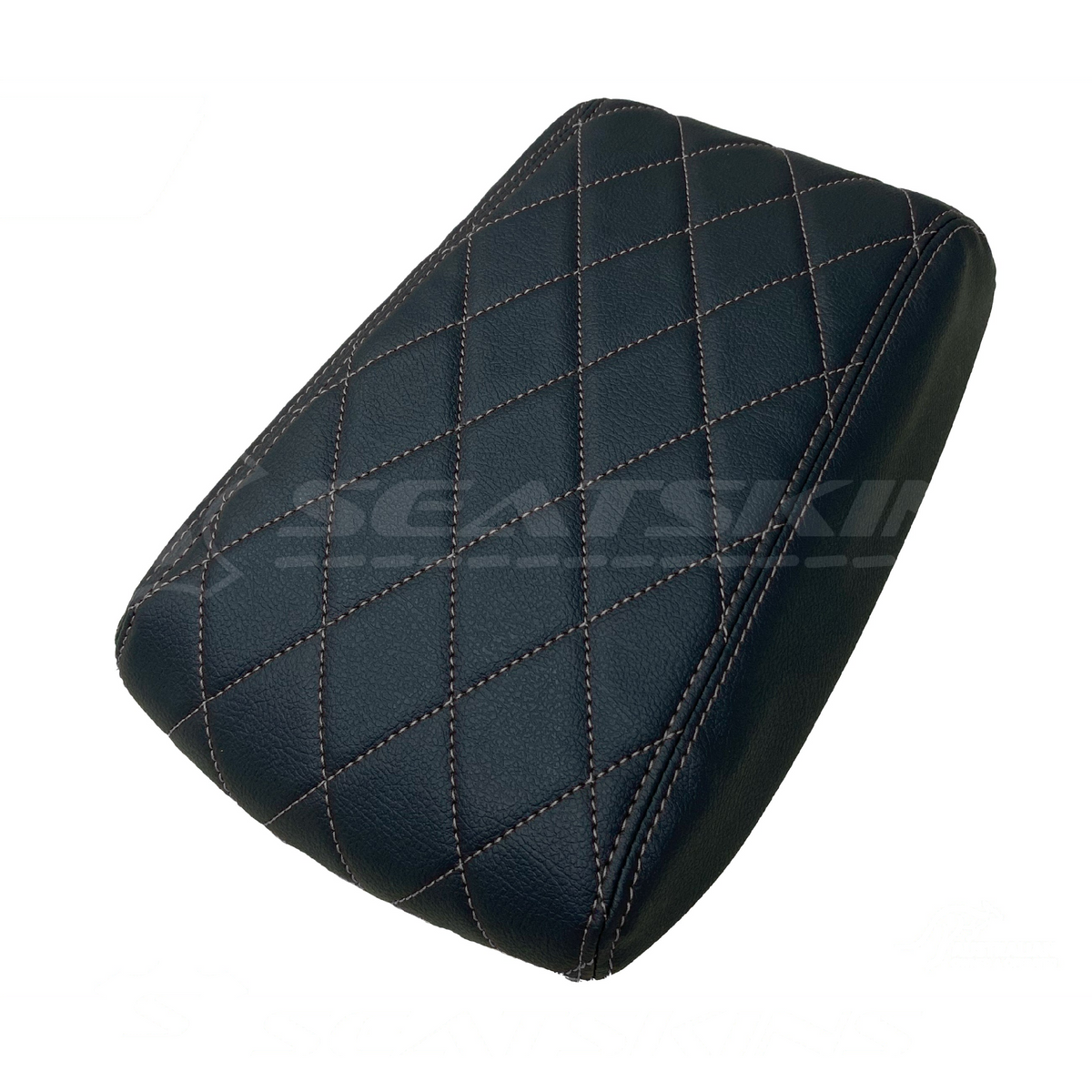 CONSOLE COVER ARM REST CUSTOM TO FIT FORD BA BF DIAMOND STITCH CHOOSE COLOUR