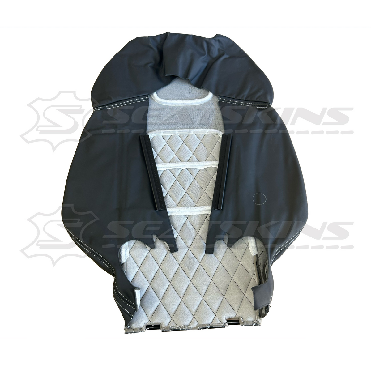 LEATHER SEATS TRIM KIT FOR HSV VE GTS UTE WHITE DIAMOND STITCHING HSV LOGO