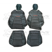 LEATHER SEATS TRIM KIT FOR VE GTS UTE MALOO DIAMOND STITCHING CHOOSE YOUR COLOUR