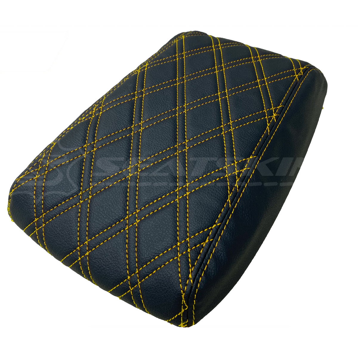 CONSOLE COVER ARM REST CUSTOM TO FIT FORD BA BF TWIN DIAMOND STITCH CHOOSE COLOUR