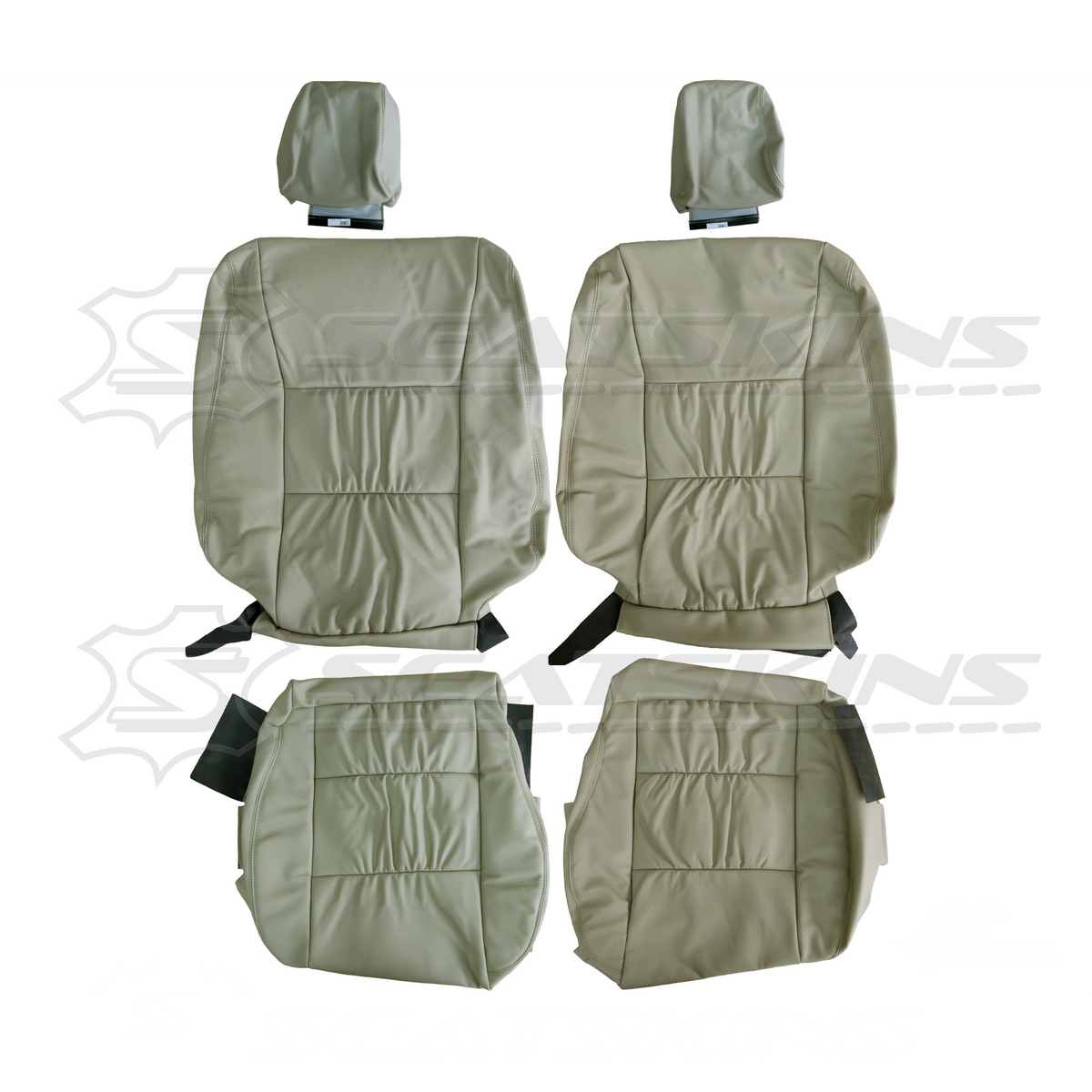 LEATHER SEATS TRIM KIT FOR TOYOTA LANDCRUISER 100 SERIES SAHARA BEIGE 5 SEATS