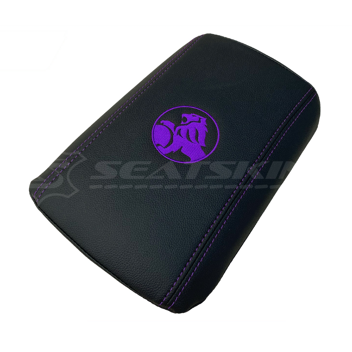 CONSOLE COVER ARM REST CUSTOM TO FIT HOLDEN VE VF LOW SHAPE LION LOGO CHOOSE COLOUR