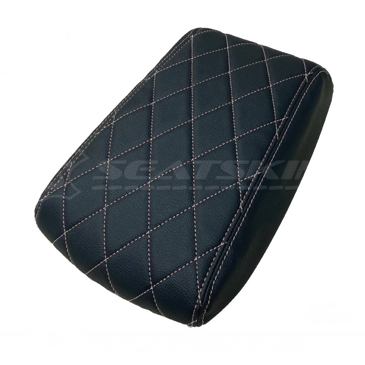 CONSOLE COVER ARM REST CUSTOM TO FIT FORD BA BF DIAMOND STITCH CHOOSE COLOUR