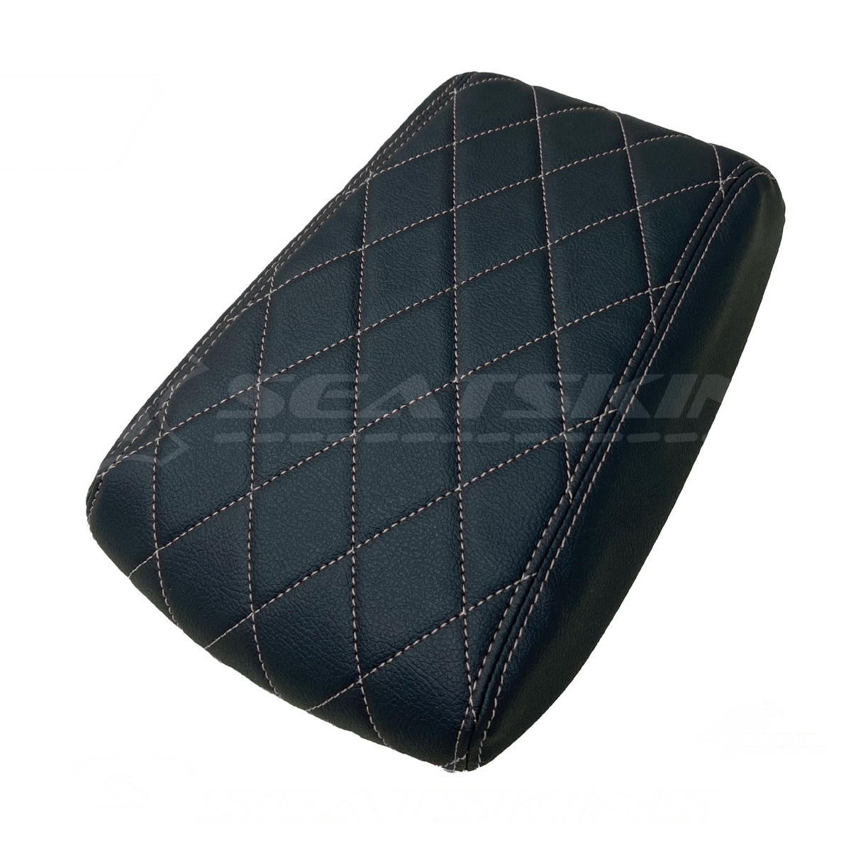 CONSOLE COVER ARM REST CUSTOM TO FIT FORD BA BF DIAMOND STITCH CHOOSE COLOUR