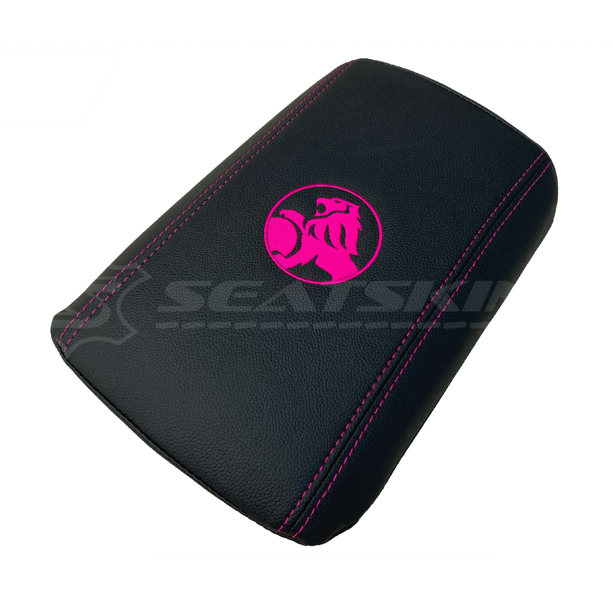 CONSOLE COVER ARM REST CUSTOM TO FIT HOLDEN VE VF LOW SHAPE LION LOGO CHOOSE COLOUR