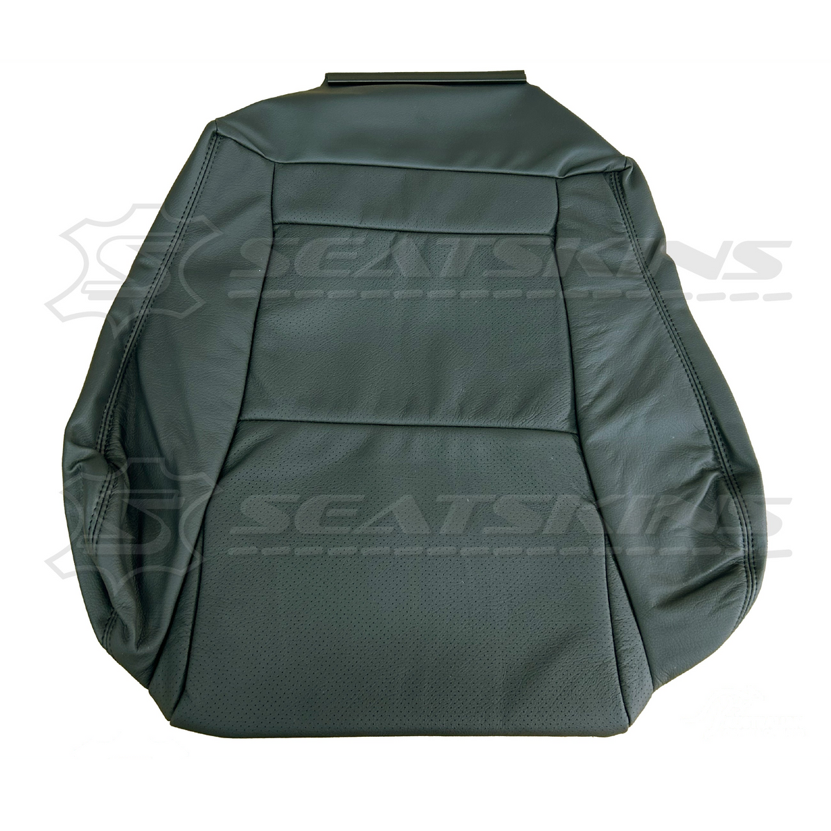 LEATHER SEATS TRIM KIT SKINS TO FIT HOLDEN VY SERIES 1 BLACK LEATHER 2 SEATS