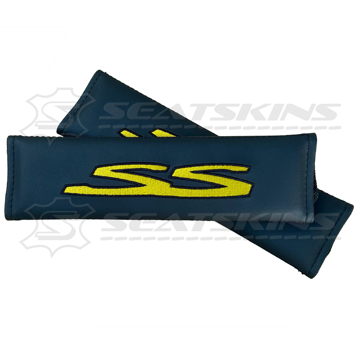 Seatbelt shoulder pads for HOLDEN VE SS logo embroidered choose colour – product view 15