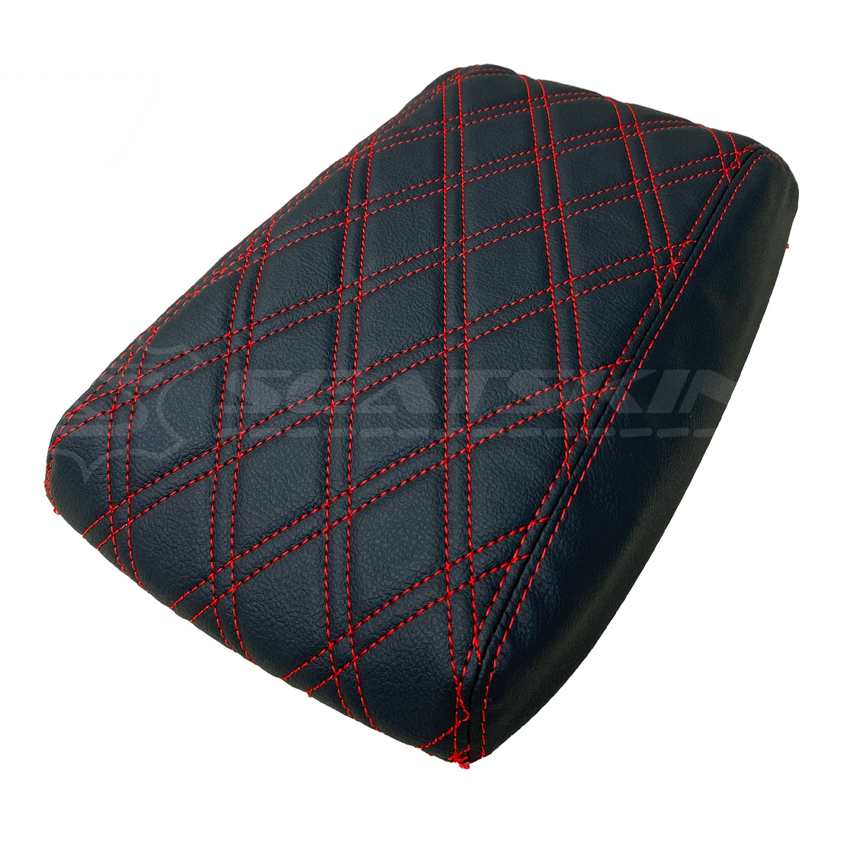 CONSOLE COVER ARM REST CUSTOM TO FIT FORD BA BF TWIN DIAMOND STITCH CHOOSE COLOUR
