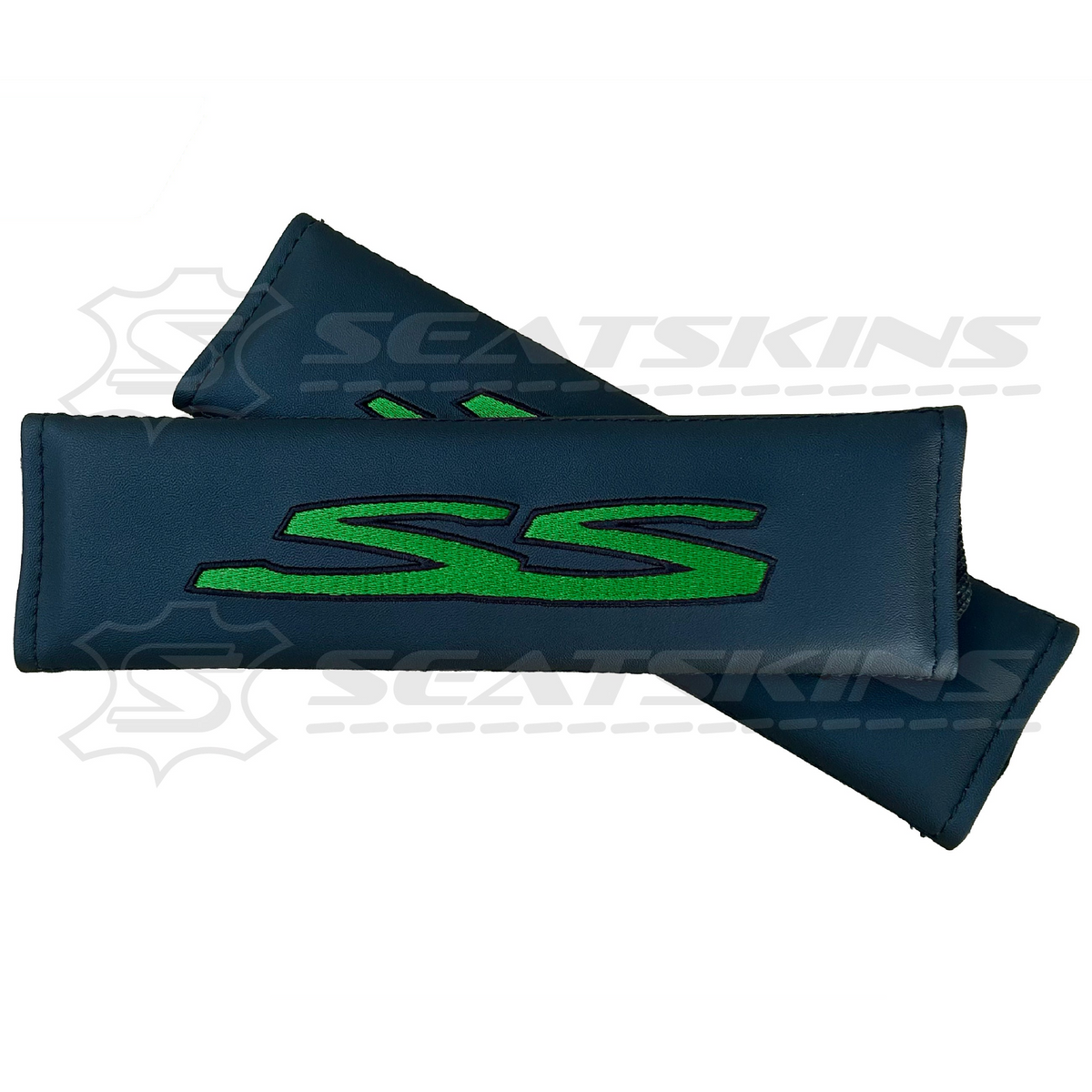 Seatbelt shoulder pads for HOLDEN VE SS logo embroidered choose colour – product view 8