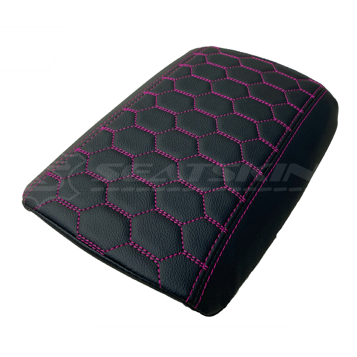 CONSOLE COVER ARM REST CUSTOM TO FIT HOLDEN VE VF LOW HEXAGON STITCH CHOOSE COLOUR