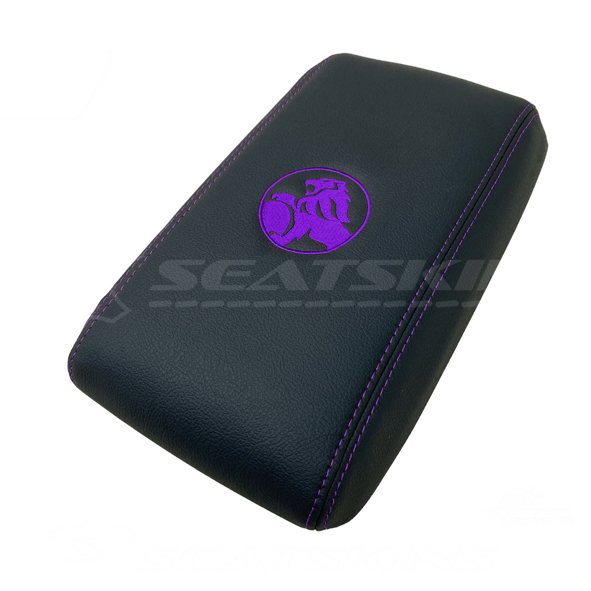 CONSOLE COVER ARM REST CUSTOM TO FIT HOLDEN VY VZ LION LOGO CHOOSE COLOUR