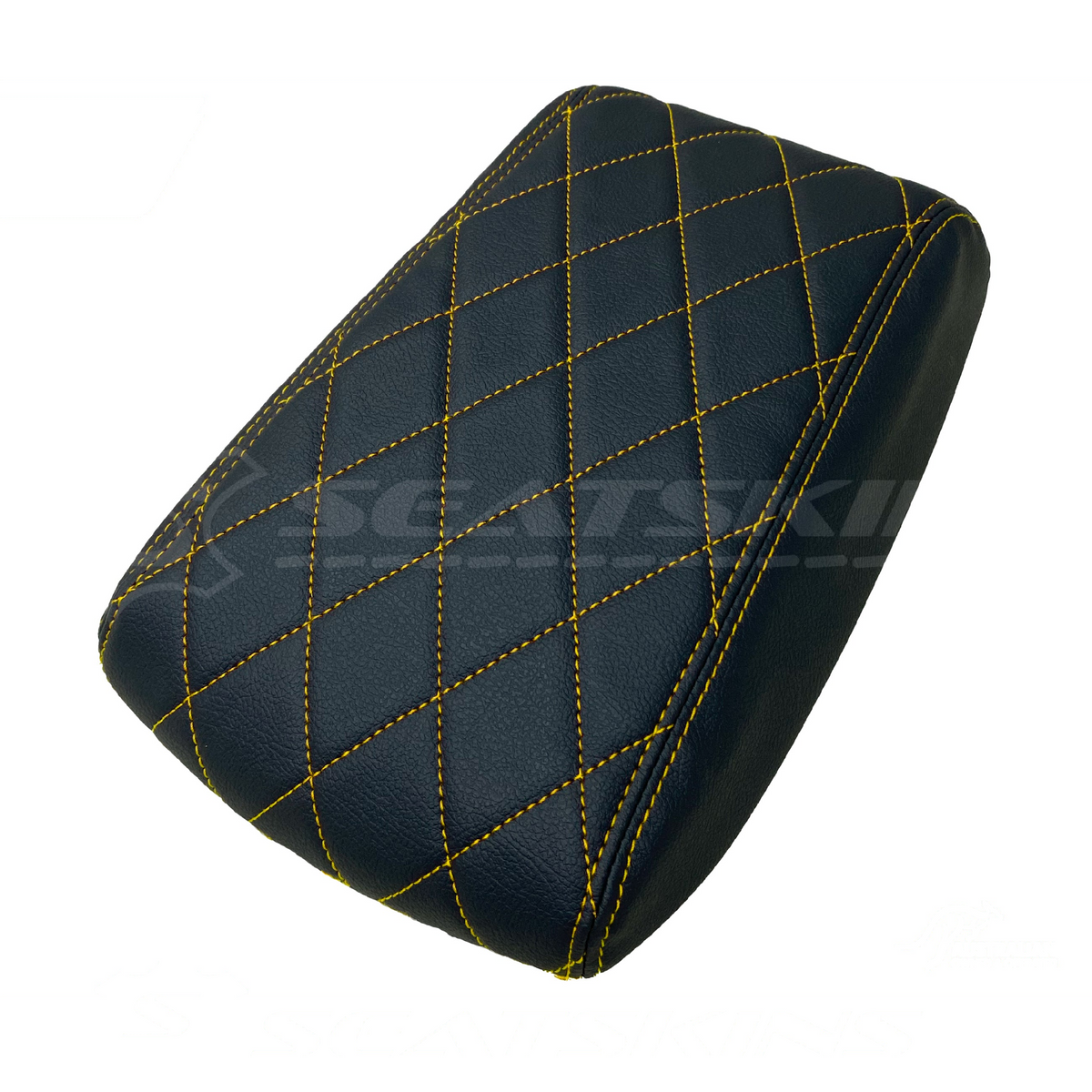 CONSOLE COVER ARM REST CUSTOM TO FIT FORD BA BF DIAMOND STITCH CHOOSE COLOUR