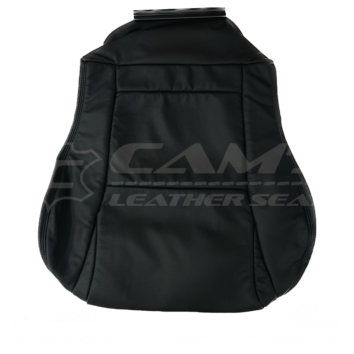 Replacement leather seat trim kit for HOLDEN monaro VZ black anthracite 2 front seats – product view 4