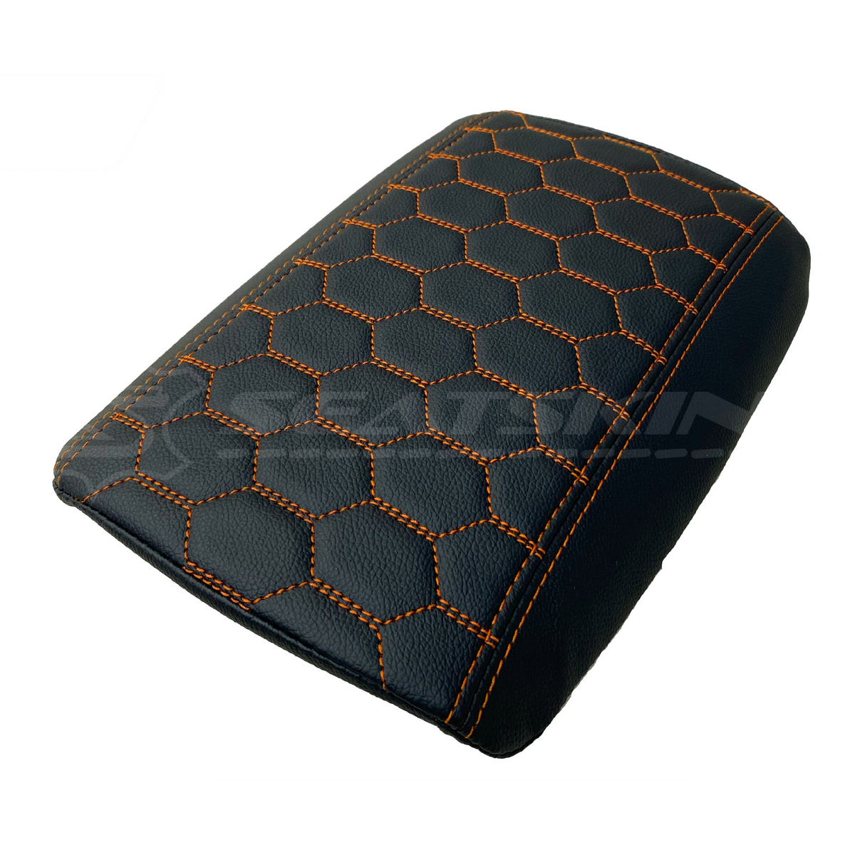 CONSOLE COVER ARM REST CUSTOM TO FIT HOLDEN VE VF LOW HEXAGON STITCH CHOOSE COLOUR