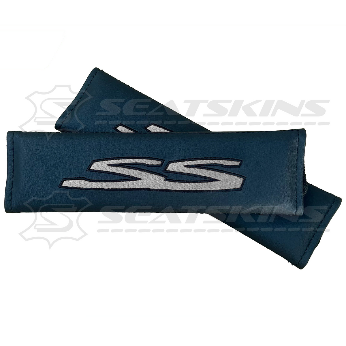 Seatbelt shoulder pads for HOLDEN VE SS logo embroidered choose colour – product view 13