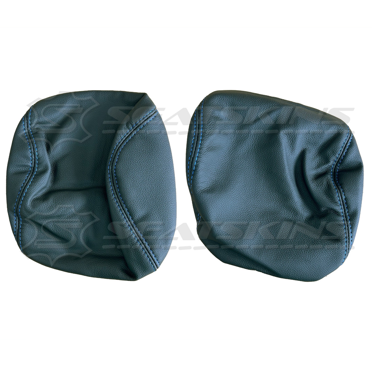 LEATHER SEATS TRIM KIT FOR HOLDEN VE SSV UTE PURPLE DIAMOND STITCH SSV LOGO