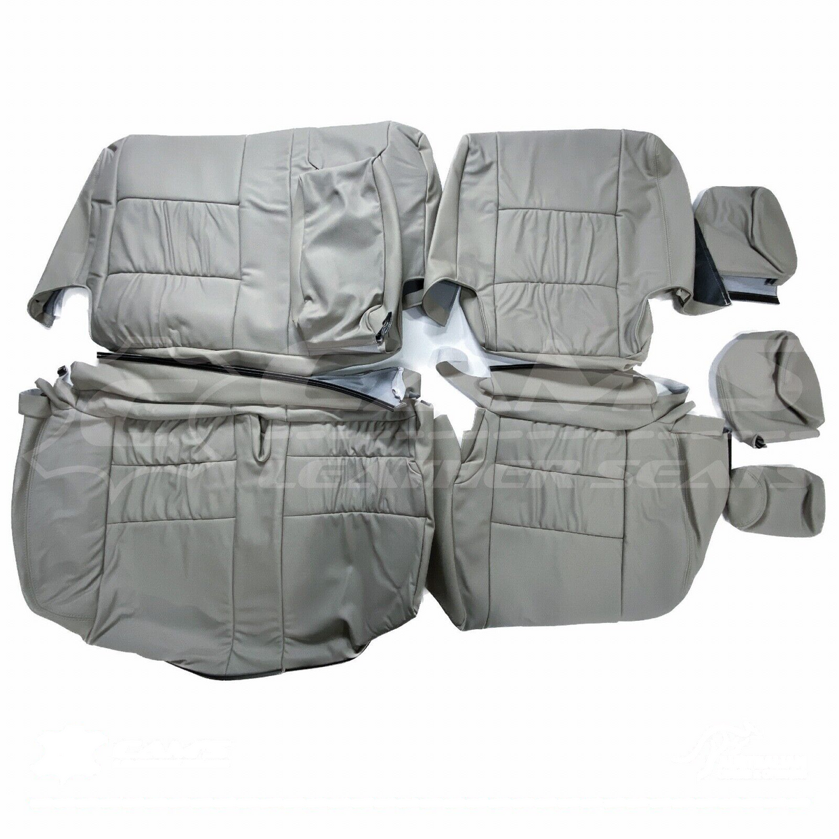 LEATHER SEATS TRIM KIT FOR TOYOTA LANDCRUISER LC100 SAHARA 5 SEATS GREY OR BIEGE