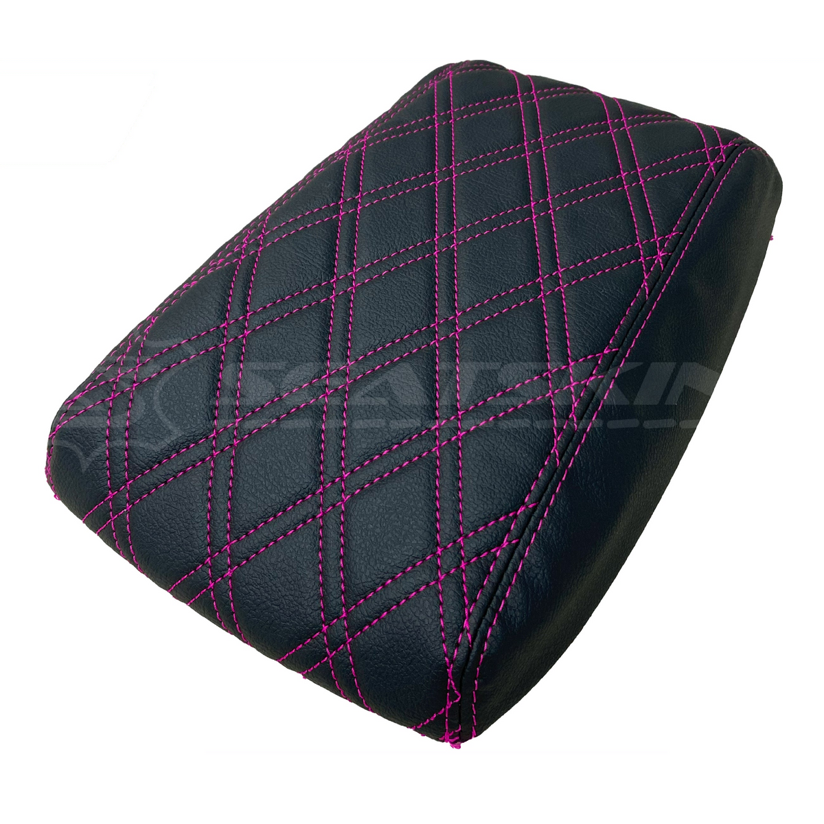 CONSOLE COVER ARM REST CUSTOM TO FIT FORD BA BF TWIN DIAMOND STITCH CHOOSE COLOUR