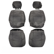 LEATHER SEATS TRIM KIT FOR TOYOTA LANDCRUISER 79 SERIES GREY W/PERF INSERTS