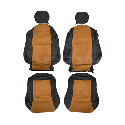 Replacement leather seat trim kit for HOLDEN VZ monaro CV8-z anthracite / tan cv8z