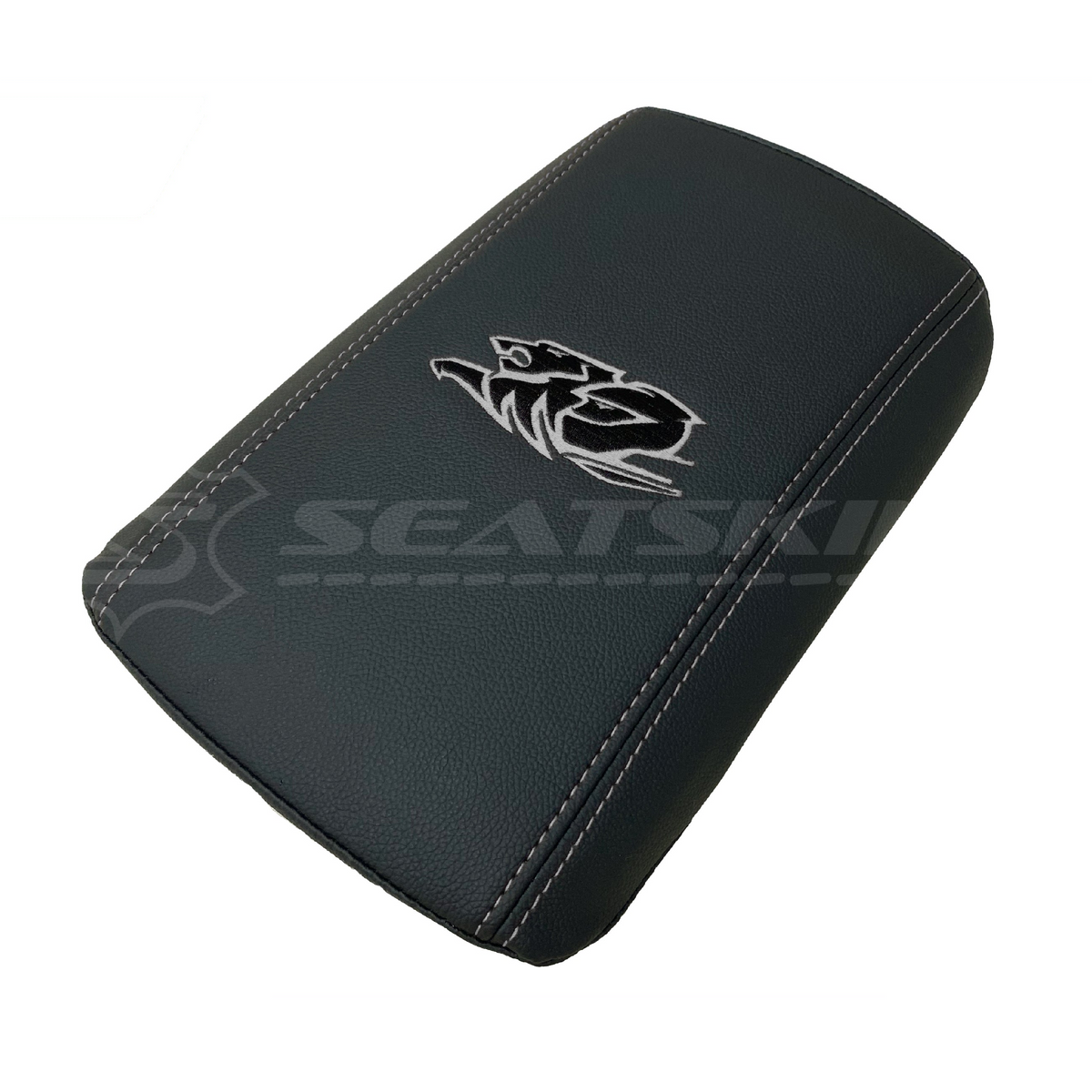 CONSOLE COVER ARM REST CUSTOM TO FIT HOLDEN VE VF LOW SHAPE HRT LOGO CHOOSE COLOUR