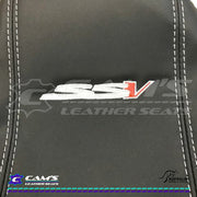 CONSOLE COVER ARM REST CUSTOM TO FIT VE/VF HOLDEN SSV LOW HEIGHT SILVER W/RED V